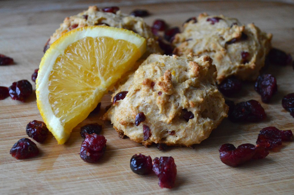 Zero Cholesterol Recipe of Whole Wheat Orange Cranberry Scone