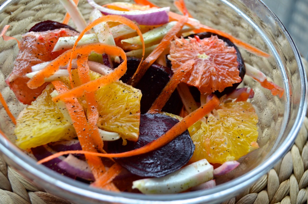 Winter Citrus Salad =  Zero Cholesterol & Immunity Booster