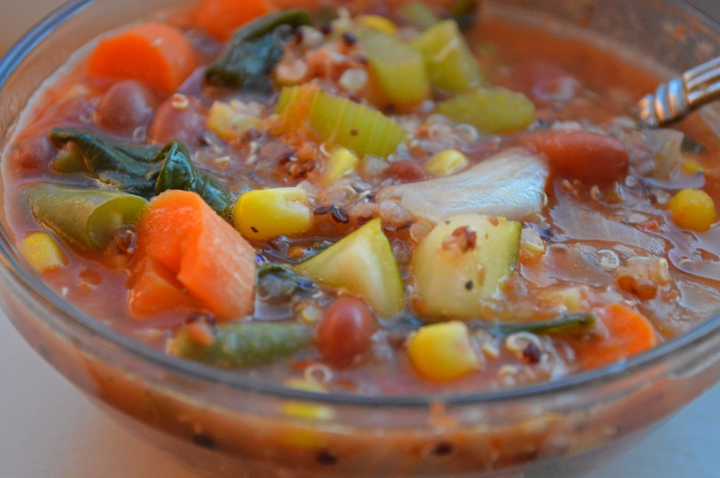 Zero Cholesterol Recipe Of Quinoa Minestrone Soup