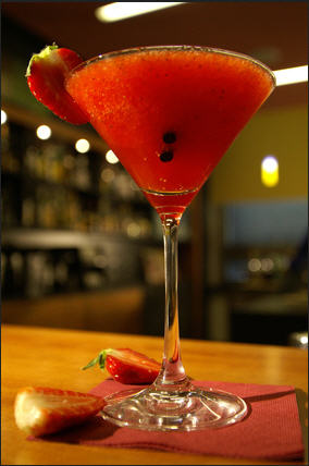 Low Cholesterol Recipe: Fresh Strawberry Basil Margarita