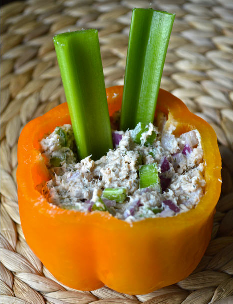 Quick ‘N Healthy Summer Lunch Idea – Tuna Stuffed Pepper