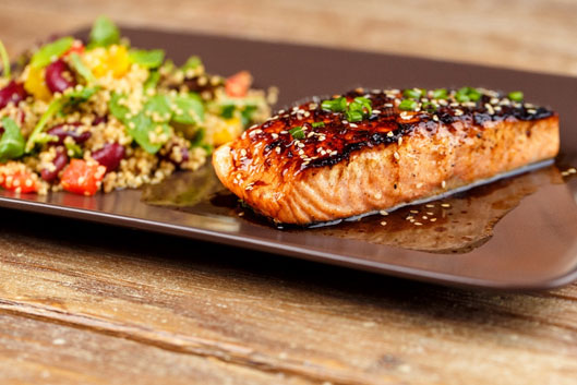 Teriyaki Grilled Salmon